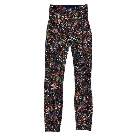 Lululemon Invigorate High-Rise Tight Foliage Overlay Multi Size 2 - Picture 1 of 13
